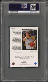 SABRINA IONESCU 2021 UD GOODWIN CHAMPIONS EXQUISITE ROOKIE AUTO PATCH /25 PSA 9